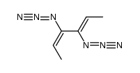 (E,Z)-3,4-Diazido-2,4-hexadien结构式