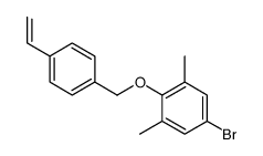 5-bromo-2-[(4-ethenylphenyl)methoxy]-1,3-dimethylbenzene结构式