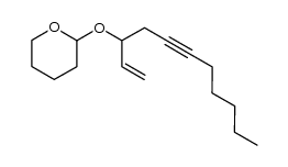 2-(undec-1-en-5-yn-3-yloxy)tetrahydro-2H-pyran结构式