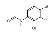 4-Bromo-2,3-dichloroacetanilide结构式