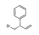 (+)-(S)-1-bromo-2-phenyl-3-butene Structure