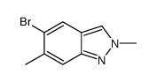 5-溴-2,6-二甲基-2H-吲唑结构式