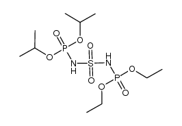 diisopropyl N-(diethoxyphosphoryl)sulfamoylphosphoramidate结构式