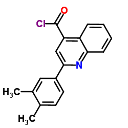 2-(3,4-Dimethylphenyl)-4-quinolinecarbonyl chloride Structure