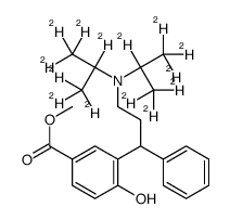 N,N-Diisopropyl-d14-3-[(5-methoxycarbonyl)-2-hydroxy)phenyl]-3-phenyl-propylamine Structure