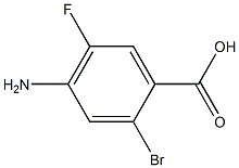 4-Amino-2-bromo-5-fluoro-benzoic acid Structure