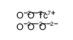 oxygen(2-),technetium(7+)结构式