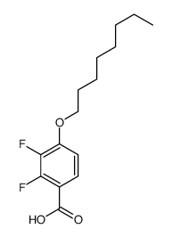 2,3-Difluoro-4-(octyloxy)-benzoic acid structure