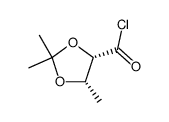 1,3-Dioxolane-4-carbonyl chloride, 2,2,5-trimethyl-, (4S-cis)- (9CI) picture