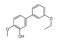 5-(3-ethoxyphenyl)-2-methoxyphenol Structure