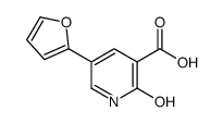 5-(furan-2-yl)-2-oxo-1H-pyridine-3-carboxylic acid Structure