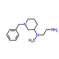 N-(1-Benzyl-3-piperidinyl)-N-methyl-1,2-ethanediamine结构式