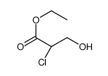 ethyl (2S)-2-chloro-3-hydroxypropanoate Structure