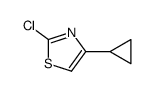 2-CHLORO-4-CYCLOPROPYLTHIAZOLE Structure