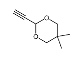 1,3-Dioxane, 2-ethynyl-5,5-dimethyl- (9CI) structure