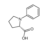 (S)-1-phenylpyrrolidine-2-carboxylic acid Structure