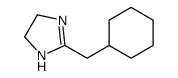 2-(cyclohexylmethyl)-4,5-dihydro-1H-imidazole结构式