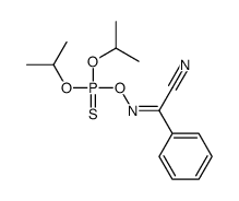 (E)-N-di(propan-2-yloxy)phosphinothioyloxybenzenecarboximidoyl cyanide结构式