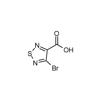 4-Bromo-1,2,5-thiadiazole-3-carboxylic acid Structure