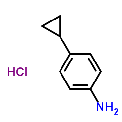 4-环丙基苯胺盐酸盐结构式