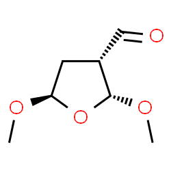 3-Furancarboxaldehyde, tetrahydro-2,5-dimethoxy-, [2R-(2alpha,3alpha,5beta)]- (9CI) structure