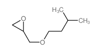 Oxirane,2-[(3-methylbutoxy)methyl]- structure