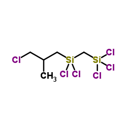 1-(3-CHLOROISOBUTYL)-1,1,3,3,3-PENTACHLORO-1,3-DISILAPROPANE Structure