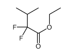 Ethyl 2,2-Difluoro-3-methylbutyrate结构式