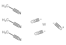 三(乙酰腈)三羰基钨结构式