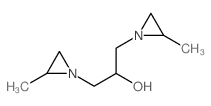 1-Aziridineethanol,2-methyl-a-[(2-methyl-1-aziridinyl)methyl]- structure