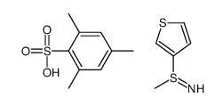 imino-methyl-thiophen-3-yl-λ4-sulfane,2,4,6-trimethylbenzenesulfonic acid结构式