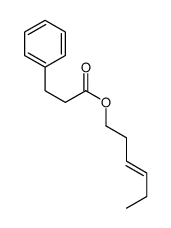 hex-3-enyl 3-phenylpropanoate结构式