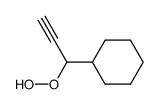 1-Hydroperoxy-1-cyclohexyl-propin-(2) Structure