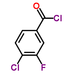 3-氟-4-氯苯甲酰氯结构式