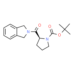 (S)-N-(N-TERT-BUTOXYCARBONYLPROLYL)DIHYDROISOINDOLE structure