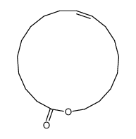 1-oxacyclononadec-11-en-2-one结构式