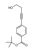 tert-butyl 4-(4-hydroxybut-1-ynyl)benzoate结构式