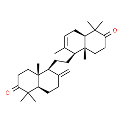 8,14-Secogammacera-7,14(27)-diene-3,21-dione structure