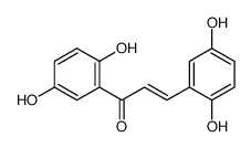 1,3-bis(2,5-dihydroxyphenyl)prop-2-en-1-one结构式