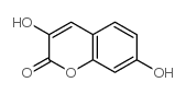 3,7-Dihydroxycoumarin Structure