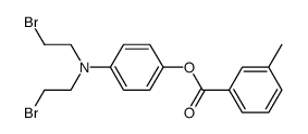 [4-(bis(2-bromoethyl)amino)phenyl] 3-methylbenzoate picture