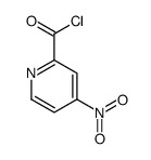 2-Pyridinecarbonyl chloride, 4-nitro- (9CI)结构式