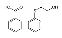 benzoic acid,2-phenylsulfanylethanol Structure