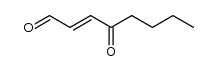 4-oxo-oct-2t-enal结构式