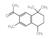 Ethanone,1-(5,6,7,8-tetrahydro-3,5,8,8-tetramethyl-2-naphthalenyl)- structure