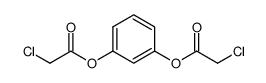 chloroacetic acid 3-(2-chloroacetoxy)phenyl ester Structure