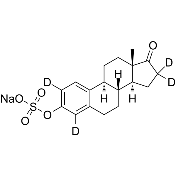 Estrone sulfate-d4 sodium structure