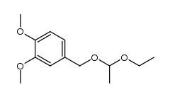 3,4-dimethoxybenzyl α-ethoxyethyl ether结构式