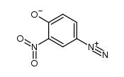 4-diazo-2-nitrophenol Structure