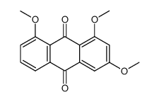 1,3,8-trimethoxyanthraquinone Structure